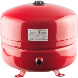 STH-0005-000035 STOUT Расширительный бак на отопление 35 л, (цвет красный) фото