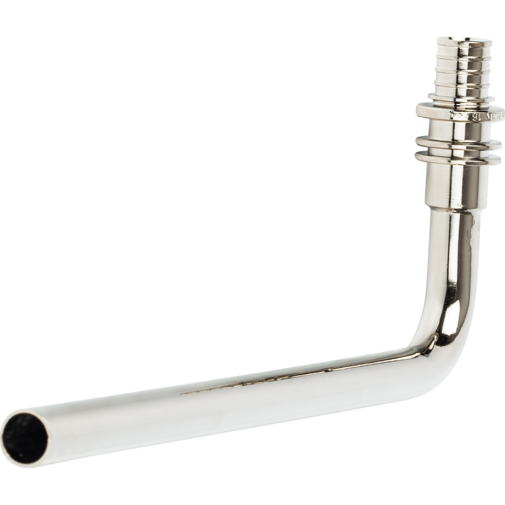 SFA-0025-002025 STOUT Трубка для подкл-я радиатора, Г-образная 20/250 для труб из сшитого полиэтилена аксиальный